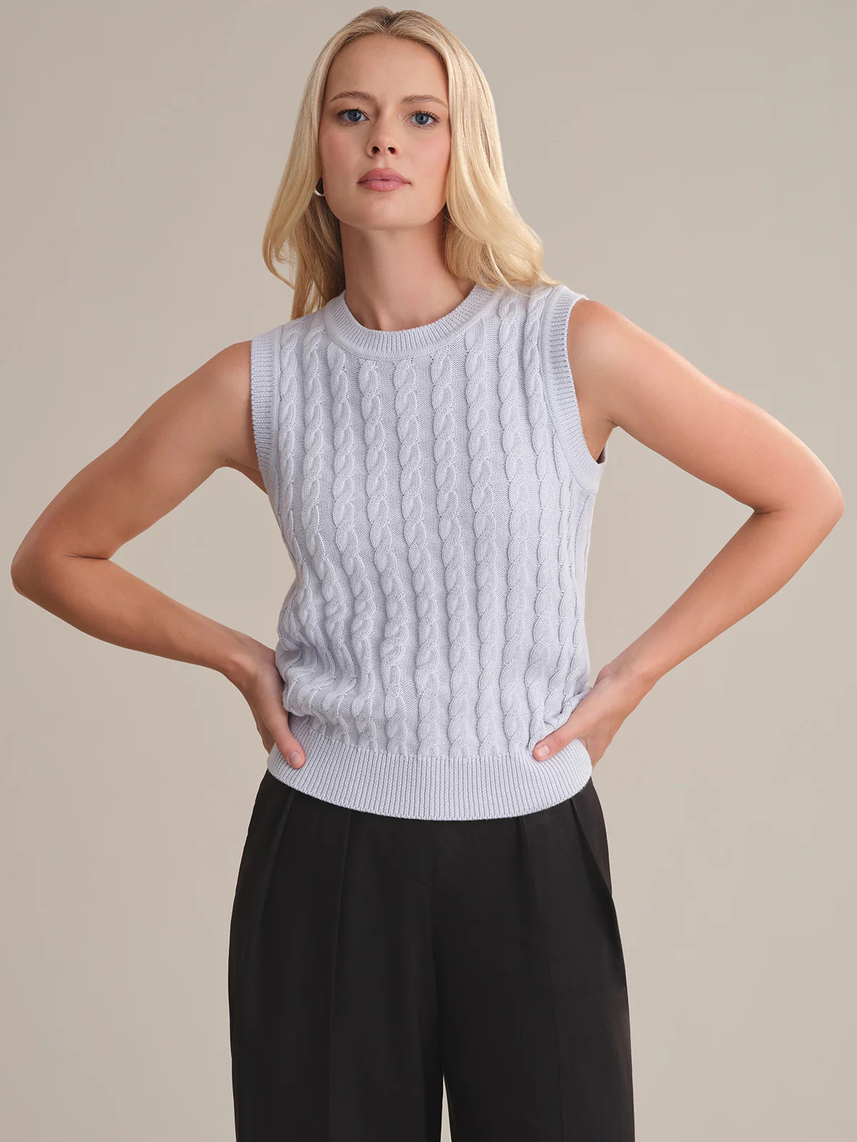 Ivy: Cable Cotton Tank | 525 America