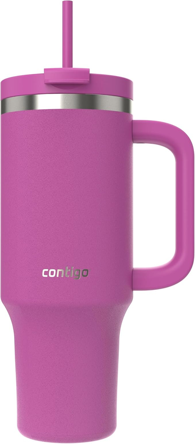 Contigo Streeterville Tumbler, 40 oz (1.18 L), Insulated Stainless Steel Water Bottle with Straw ... | Amazon (CA)