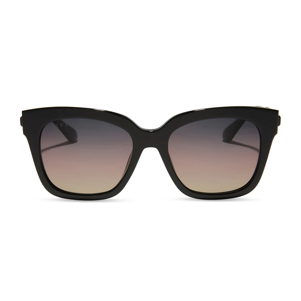 BELLA XS - BLACK + TWILIGHT GRADIENT + POLARIZED SUNGLASSES | DIFF Eyewear