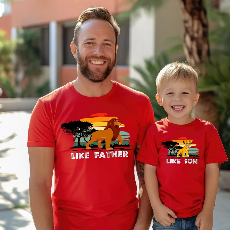 Like Father Like Son Shirt, Lion King Safari Sweatshirt, Disney Wild Trip T-shirt, Adventure Swea... | Etsy (US)