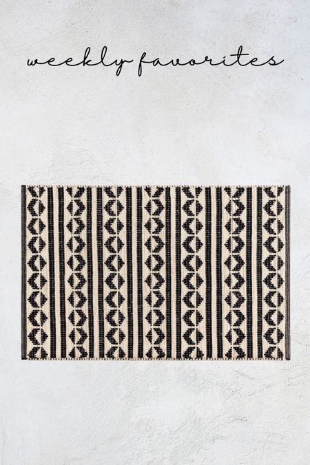 This mat/small rug is perfect for the entryway or back door! Home Finds | Rug | Welcome Mat

#LTKfamily #LTKstyletip #LTKhome