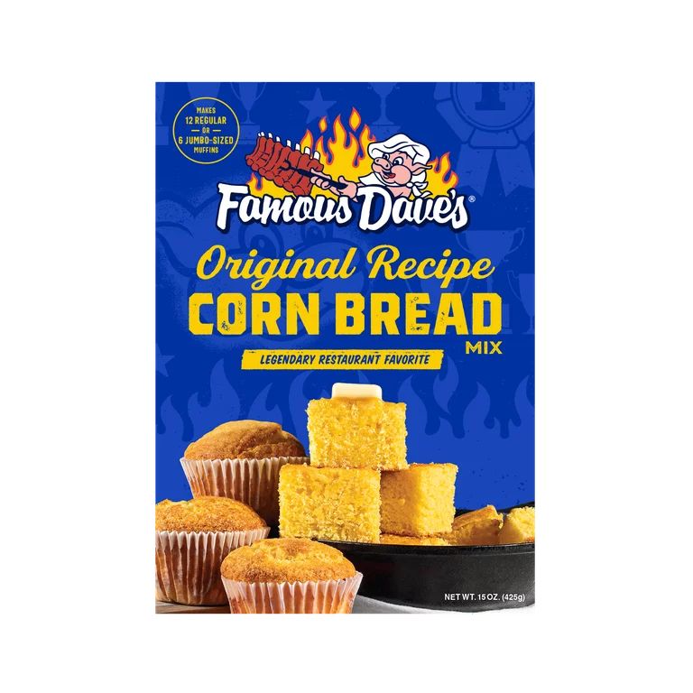 Famous Dave's Corn Bread Mix, 15 oz Box | Walmart (US)