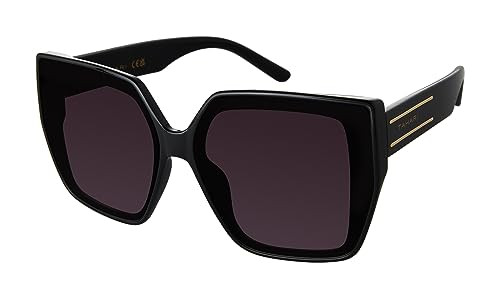 TAHARI Women's TH904 Oversized 100% UV400 Protective Square Sunglasses. Elegant Gifts for Her, 64 mm | Amazon (US)