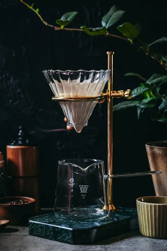 Vintage Marble Coffee Dripper Stand | Etsy | Etsy (US)