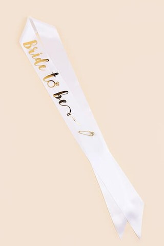 xo, Fetti Classic Bride Sash | Francesca's
