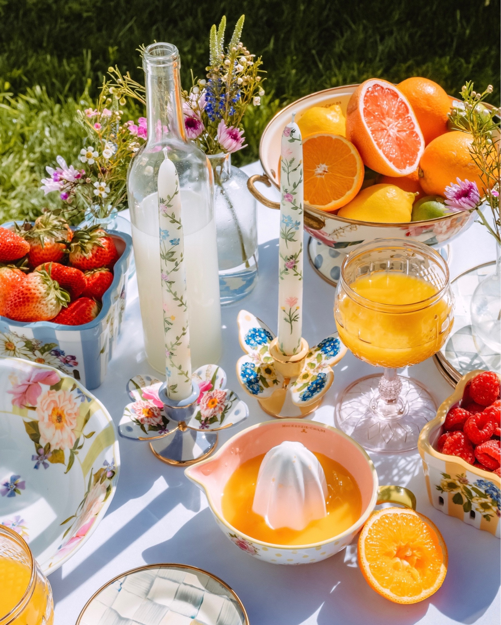 Plans for the long weekend: taking all meals outside and they must look like this 🍊 

Shop my entire wildflower table decor here! 

Mackenzie Childs, picnic, summer aesthetic, cottage core 

#LTKhome #LTKSeasonal