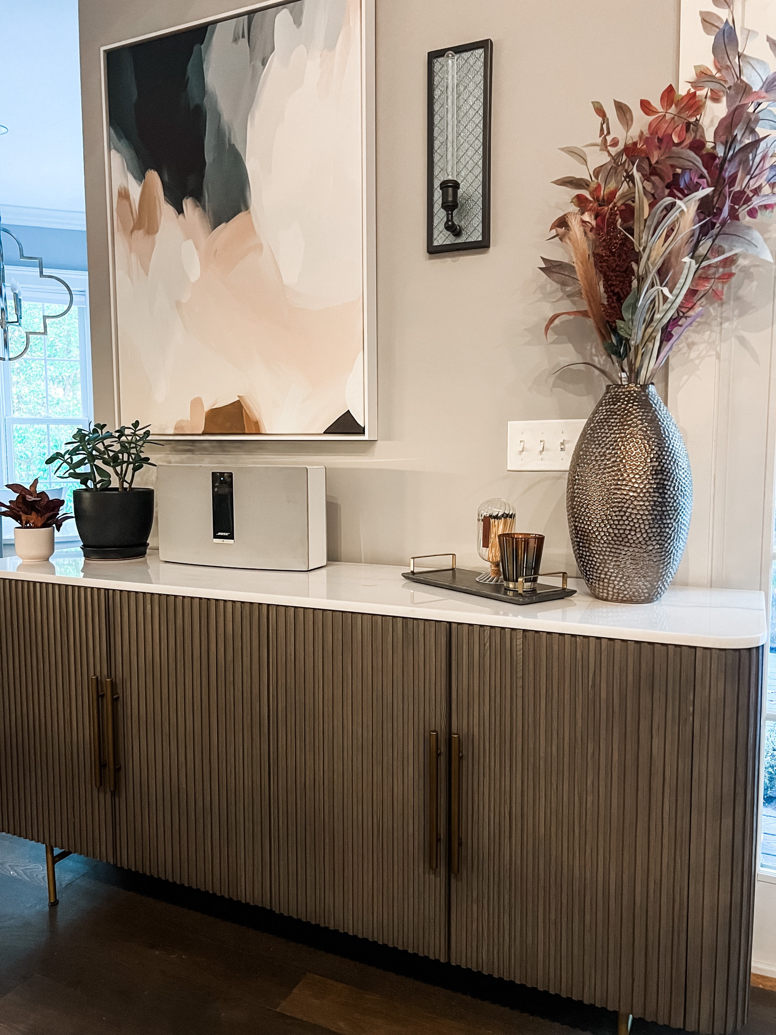 New sideboard cabinet is ready to go!

#LTKhome #LTKSeasonal