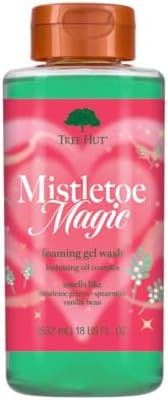 Tree Hut Mistletoe Magic Foaming Gel Wash, Moisturizing & Hydrating Body Wash with Shea Butter, C... | Amazon (US)