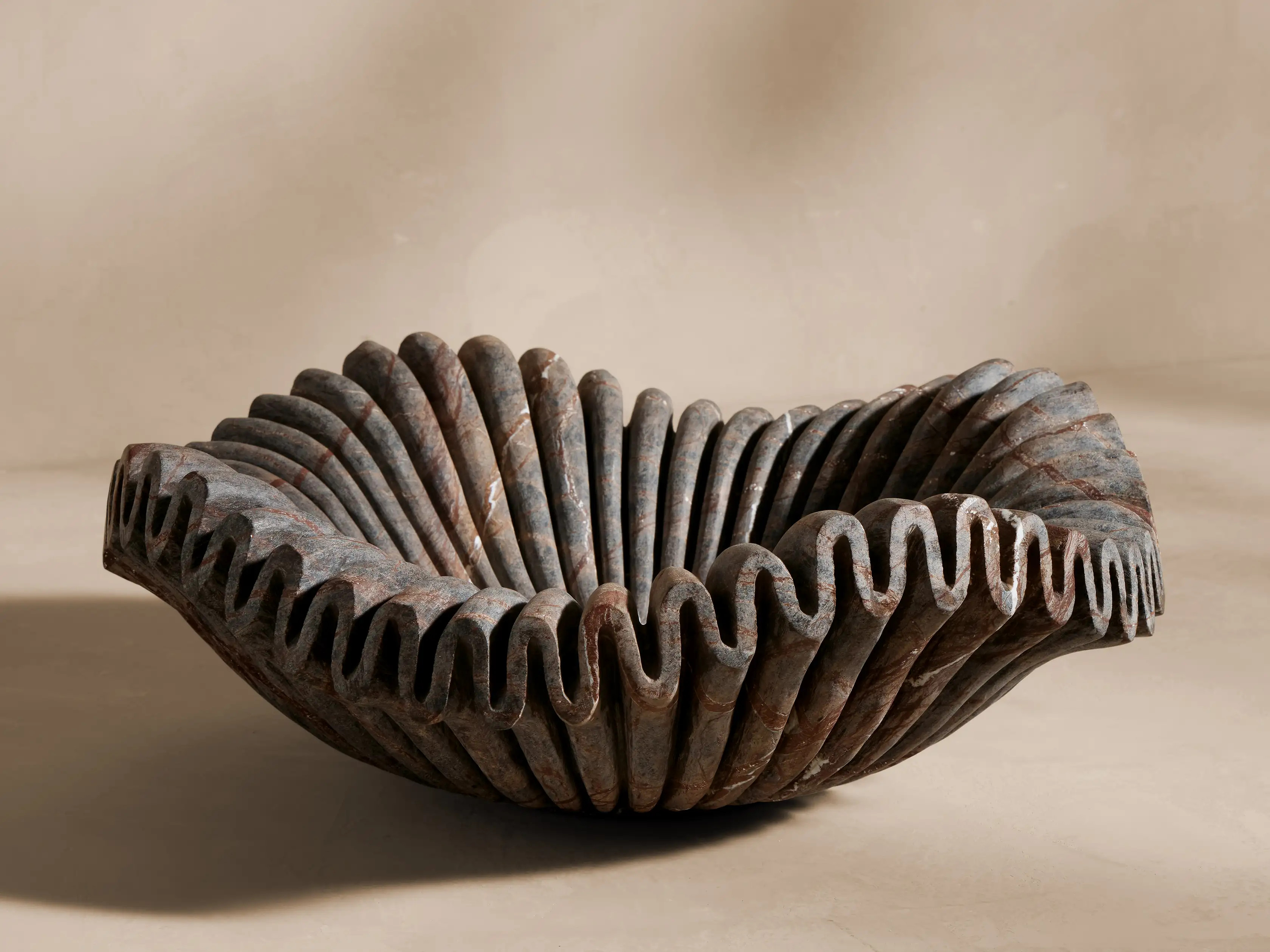 Edel Ruffle Flautaro Bowl | Arhaus