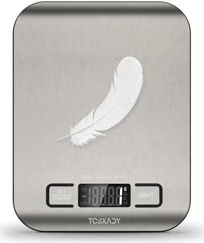 Food Scale, 11lb Digital Kitchen Scale with 6 Units LCD Display and Tare Function,Compact Design ... | Amazon (US)