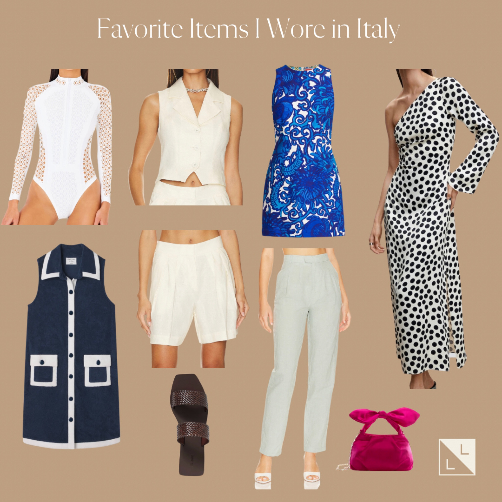The one you’ve been waiting for! Here are all of my favorite things that I wore in Italy (or similar if it’s sold out!). Everything is linked in LTK. If you want the links DMed to you, comment below. Xx

#LTKunder100 #LTKtravel #LTKunder50