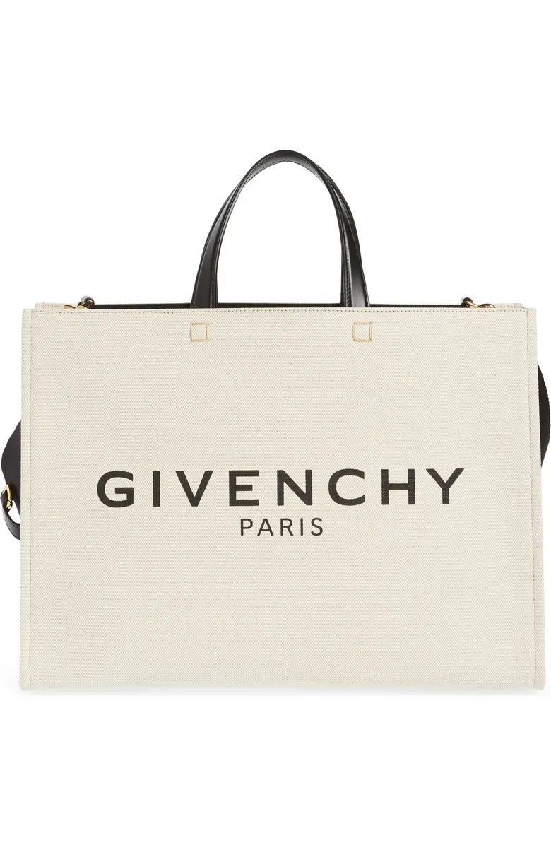 Givenchy Medium G-Tote Cotton Canvas Tote | Nordstrom | Nordstrom