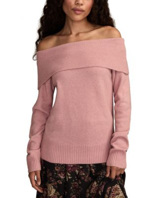 Women's Cloud Off The Shoulder Pull On Sweater | Macy's