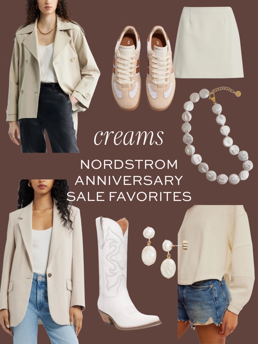 Breaking down all my Nordstrom Anniversary Sale favs into color categories! I love all these cream and white picks for both dressy and casual basics + accessories! All these items are selling out quick so shop the sale today!

#LTKootd #LTKSeasonal #LTKSaleAlert