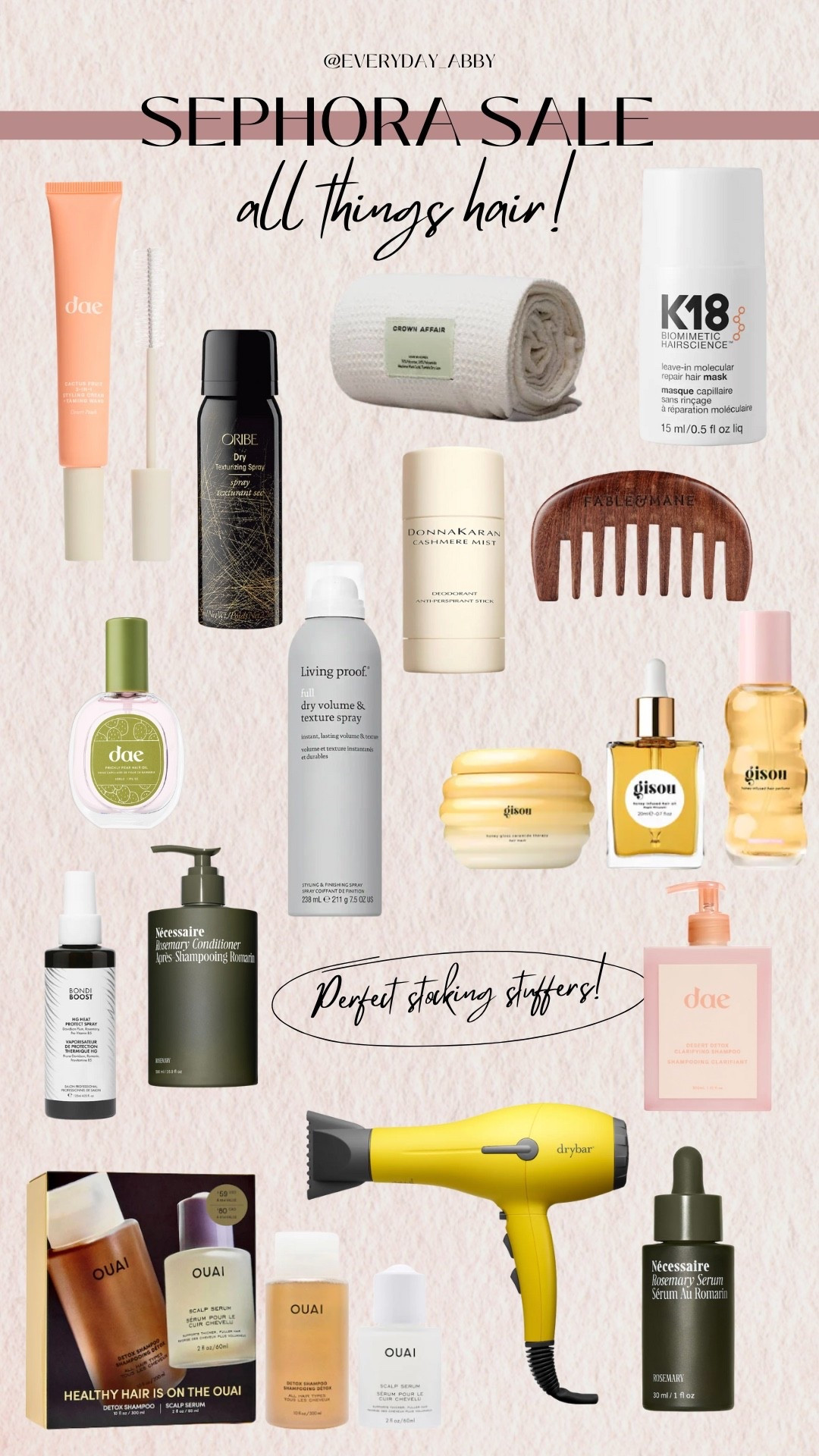 Hair essentials from Sephora!! 🎀🎀🎀

#LTKU #LTKBeauty #LTKSaleAlert