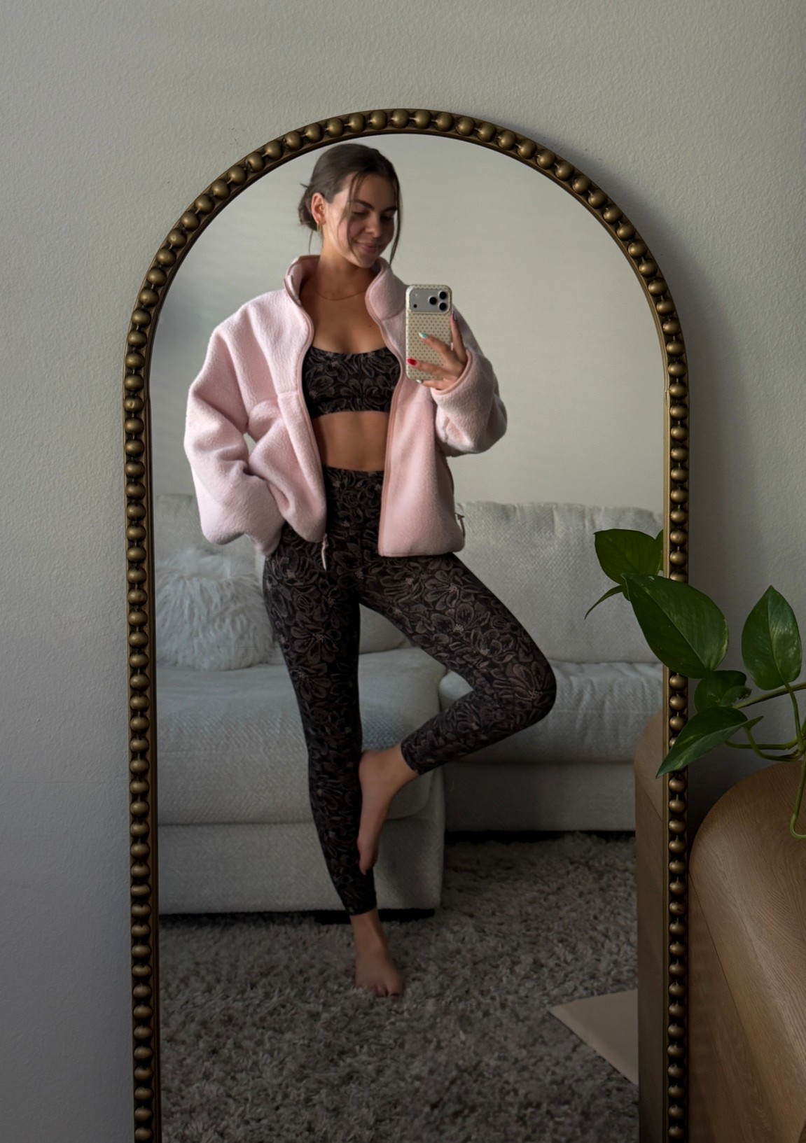 Size 4 leggings, size 6 bra, XL in jacket 💗

#LTKfitnessgoals #LTKootd #LTKselfcare