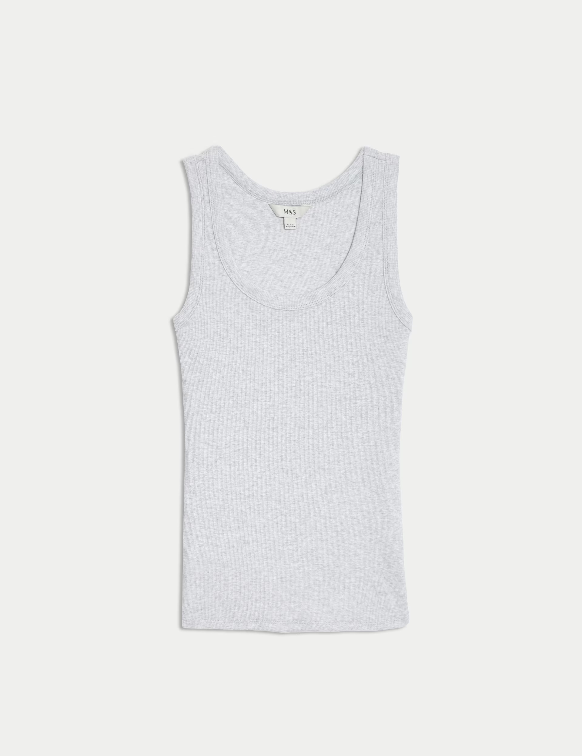 Cotton Rich Ribbed Vest | Marks & Spencer (UK)