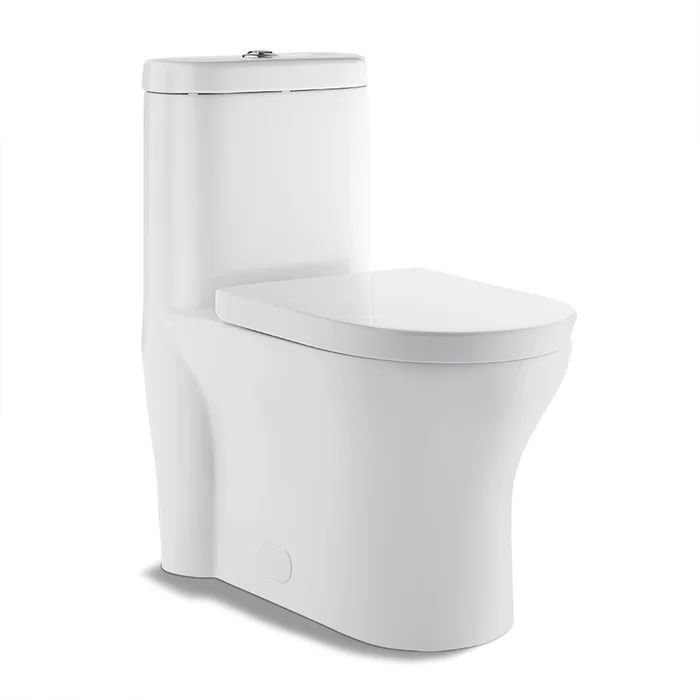 SM-1T108 Monaco 1.28 GPF (Water Efficient) Elongated One-Piece Toilet (Seat Included) | Wayfair North America