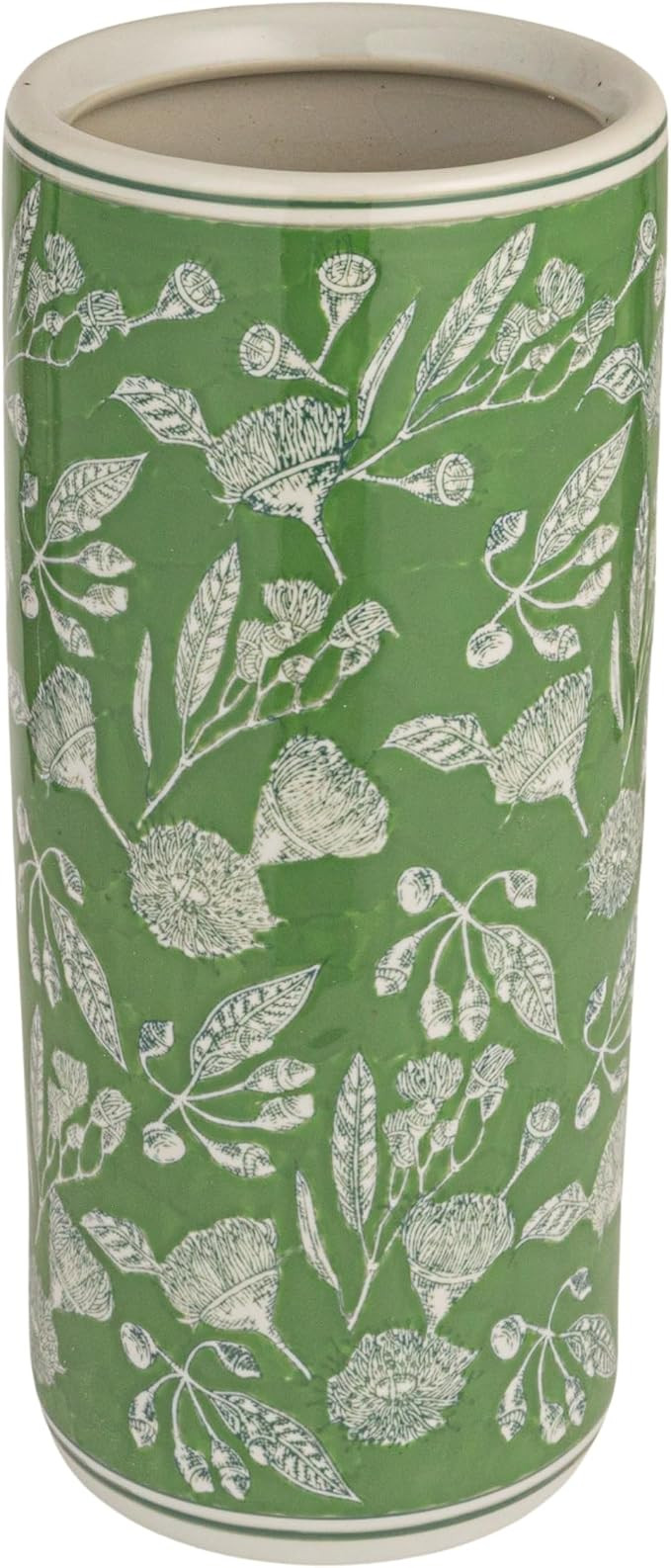 Creative Co-Op Green Ceramic Umbrella Stand | Amazon (US)
