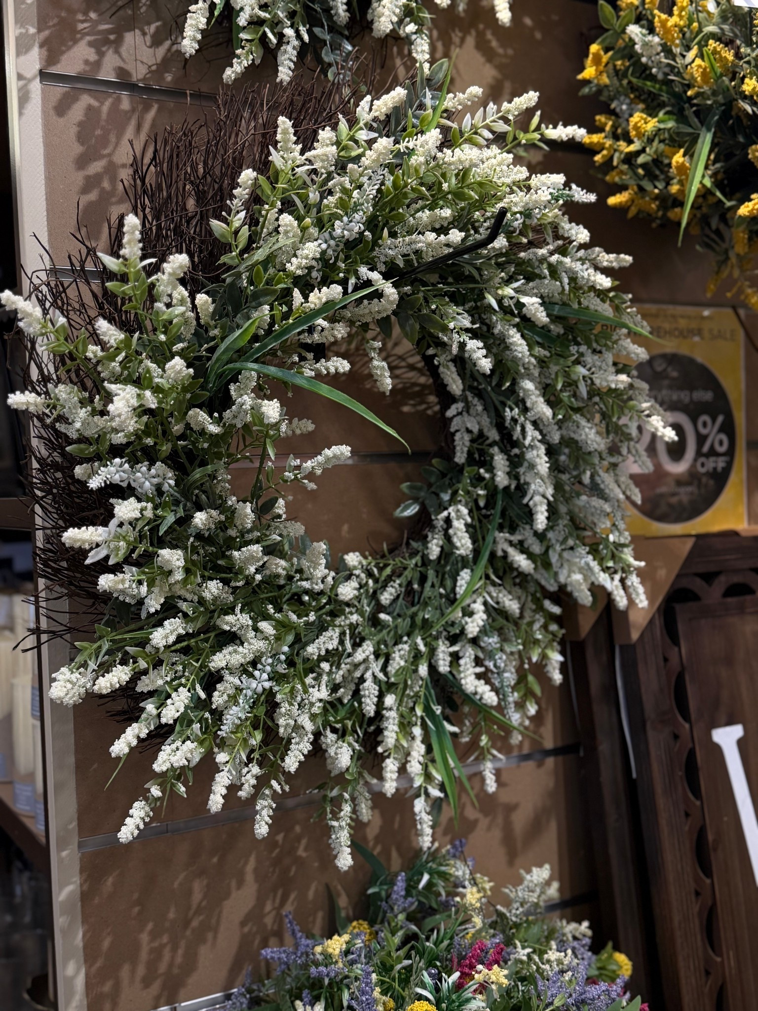 Love this new wreath from Kirkland’s home it would be perfect for spring and summer. I’m a realistic, artificial wreath.

#LTKHome #LTKSaleAlert