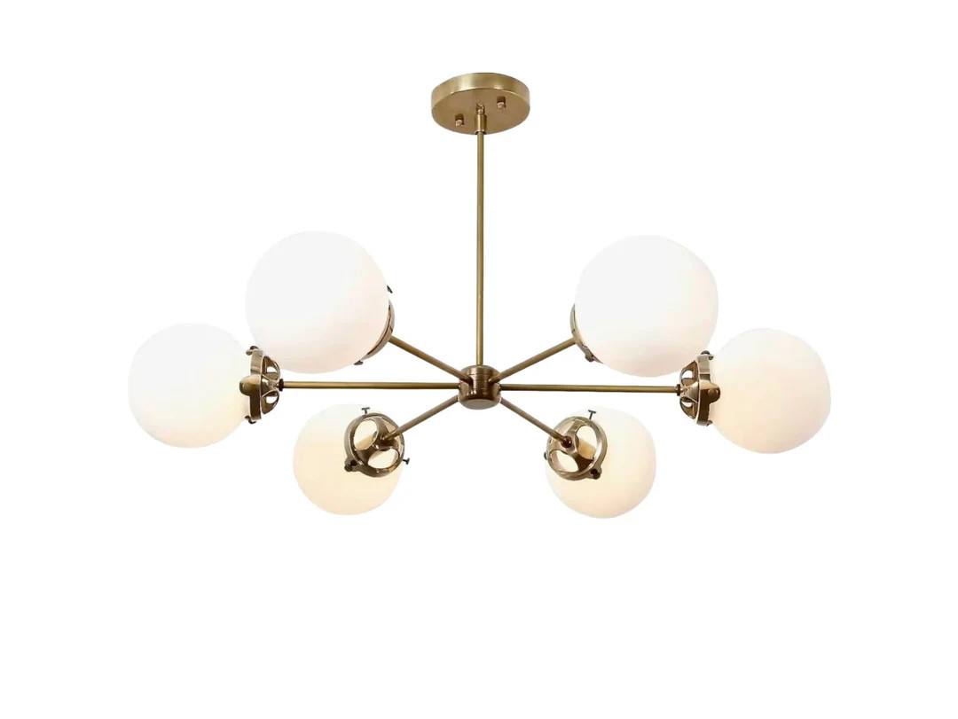 Gorgeous Mid Century Sputnik Chandelier Light Fixture Helio 3 , Modern Handmade Chandelier Ceilin... | Etsy (US)