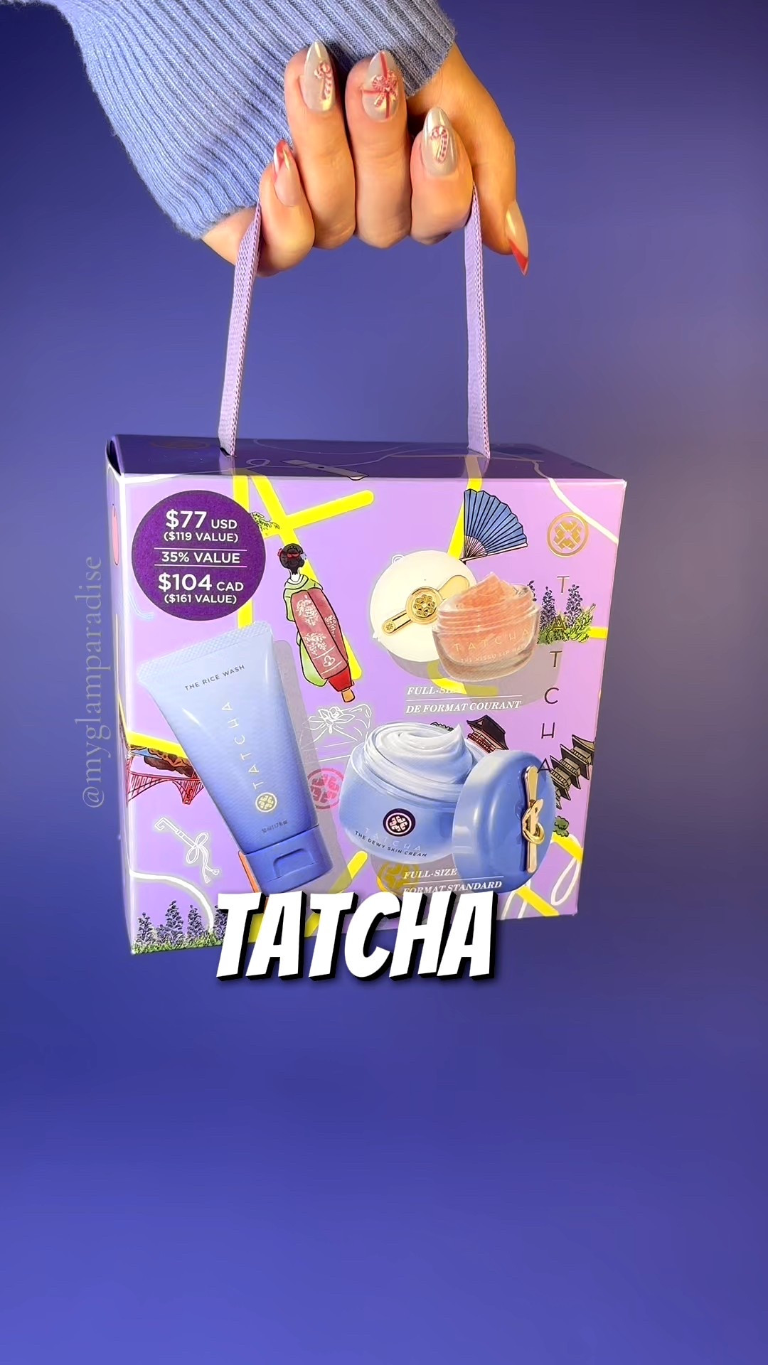 Unpacking my Tatcha rice wash, dewy cream, and lip mask set 💜 Obsessed with the packaging and this scent! #tatcha #shopwithme #myglamparadise 

#LTKGiftGuide #LTKBeauty #LTKselfcare
