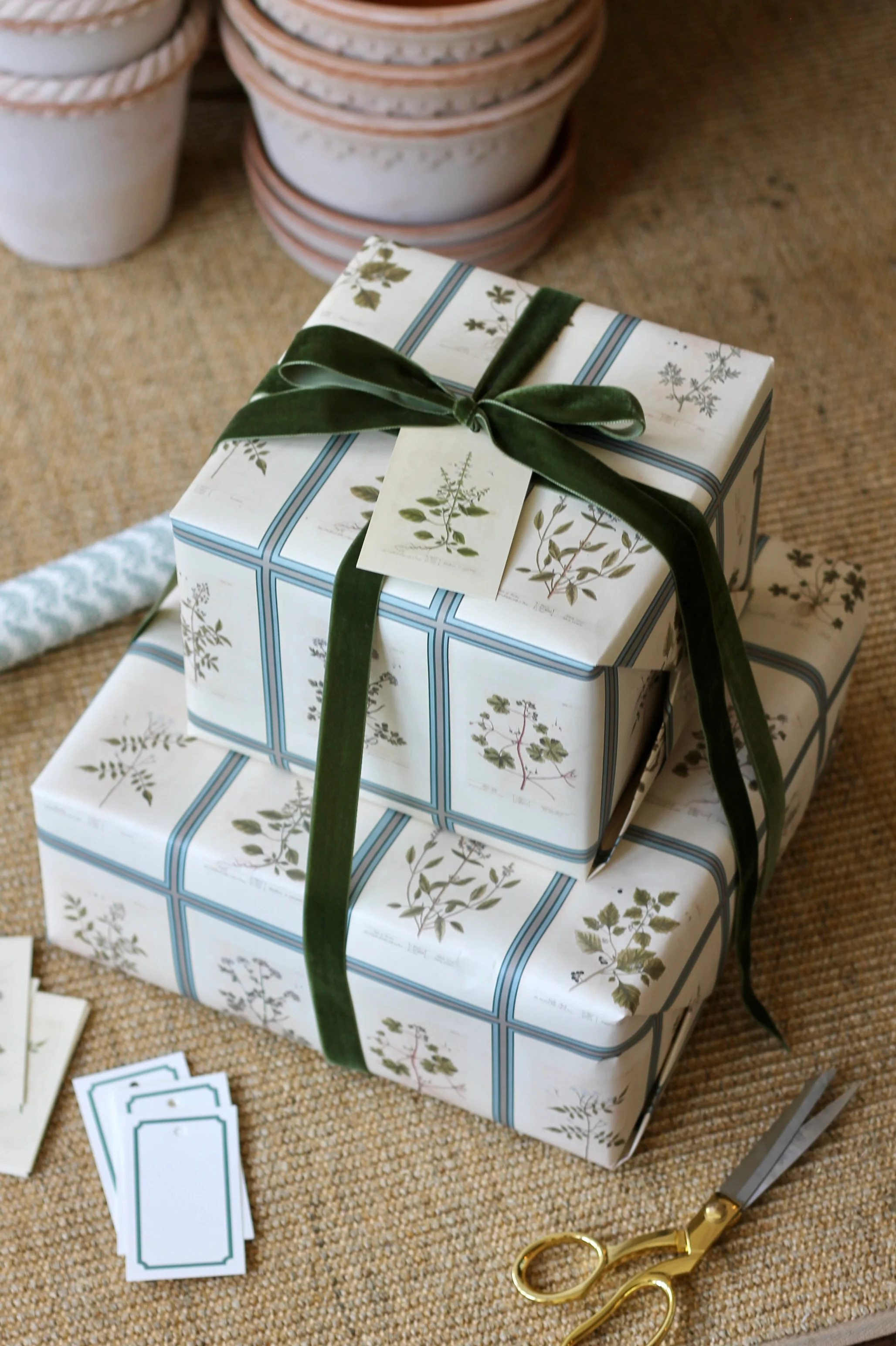 Botanical Wrapping Papers - 4 sheets | JSH Home Essentials