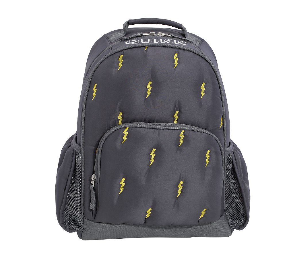 Mackenzie Puffer Charcoal Lightning Backpack PinterestXCopy LinkEmailPrint | Pottery Barn Kids