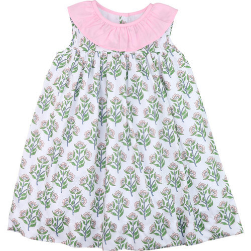 Pink And Green Floral Dress | Cecil and Lou