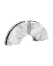 Set Of 2 Arch Marble Bookends | TJ Maxx