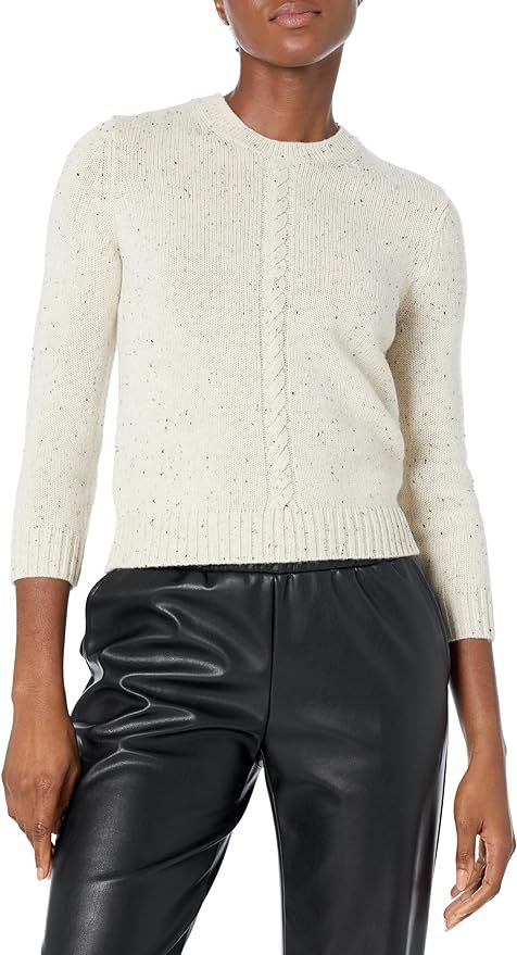 Theory Women's Shrunken Cable-Knit Sweater | Amazon (US)