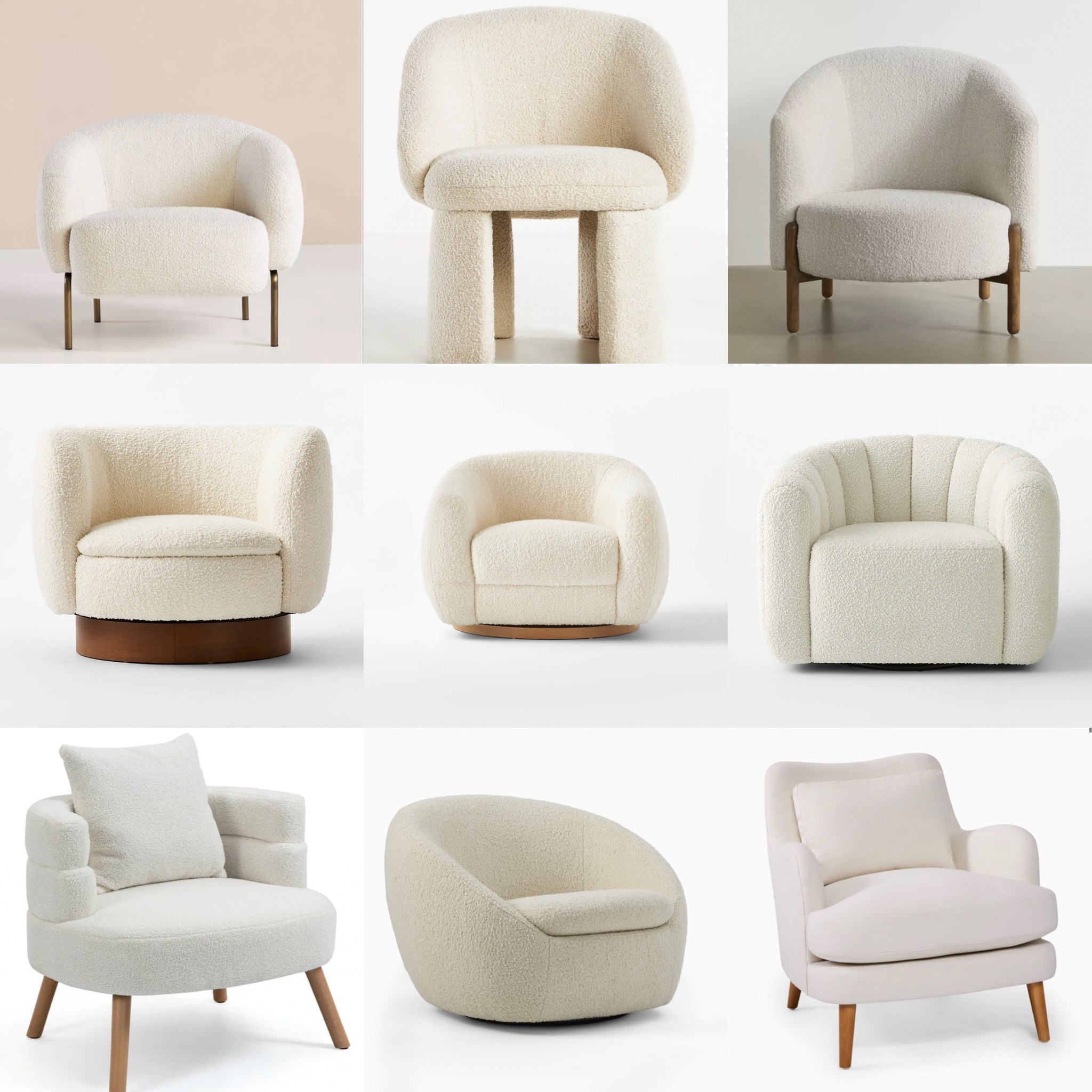 Love these white boucle accent living room chairs, many on sale for Memorial Day. #homedecor #interiordesign #livingroomdecor

#LTKGiftGuide #LTKsalealert #LTKhome