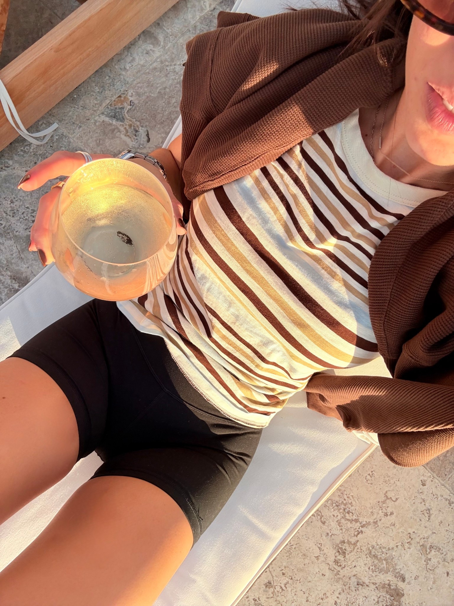 wine hour w/ a side of stripes !!!!!! 

#LTKFindsUnder100 #LTKSeasonal