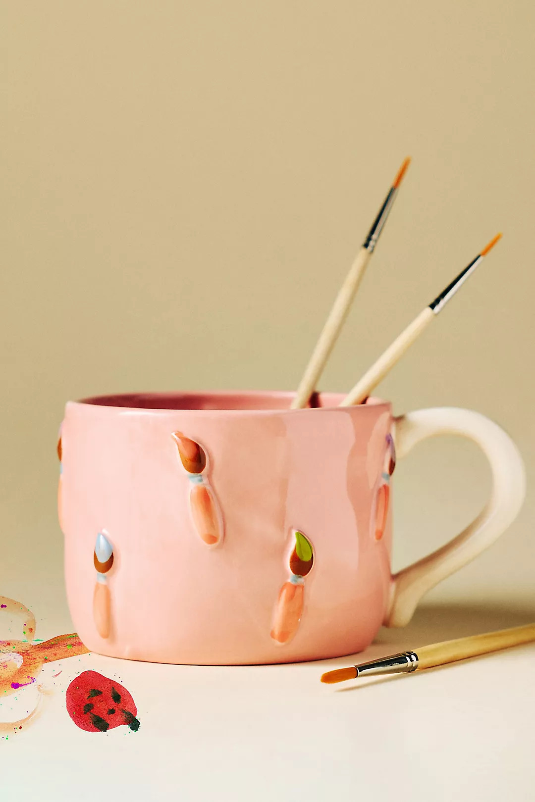 Winged Pupa Stoneware Hobby Mug | Anthropologie (US)