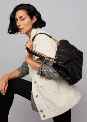 Quilted chain bag | MANGO (US)