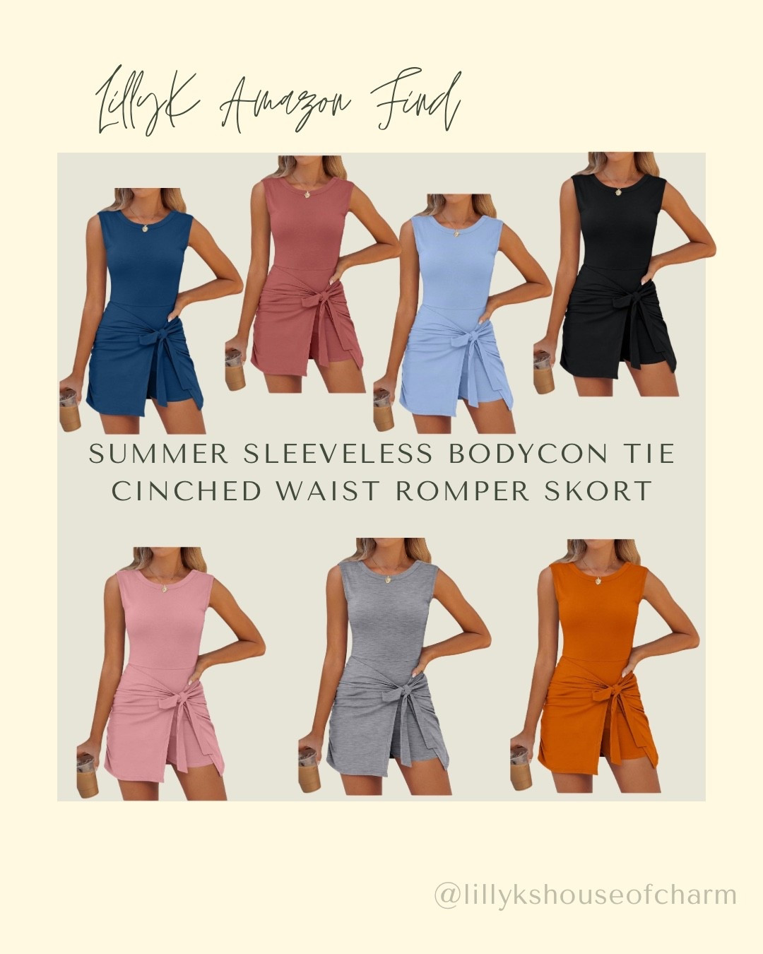 This Amazon romper-skort is giving cute + comfy all summer long ☀️
The tie waist flatters everything, it has hidden shorts (yes, it’s a SKORT!), and it’s under [$25] — total win.

#amazonfashion #romperskort #LTKunder50 #summerstyle #amazonfinds #ltkdeal #budgetfriendlyfashion #midsizefashion #LTKsummer #everydaystyle #easyoutfit #oneanddone #amazonoutfit #affordablefashion #ltkootd #momstyle


#LTKSaleAlert #LTKActive #LTKFindsUnder50