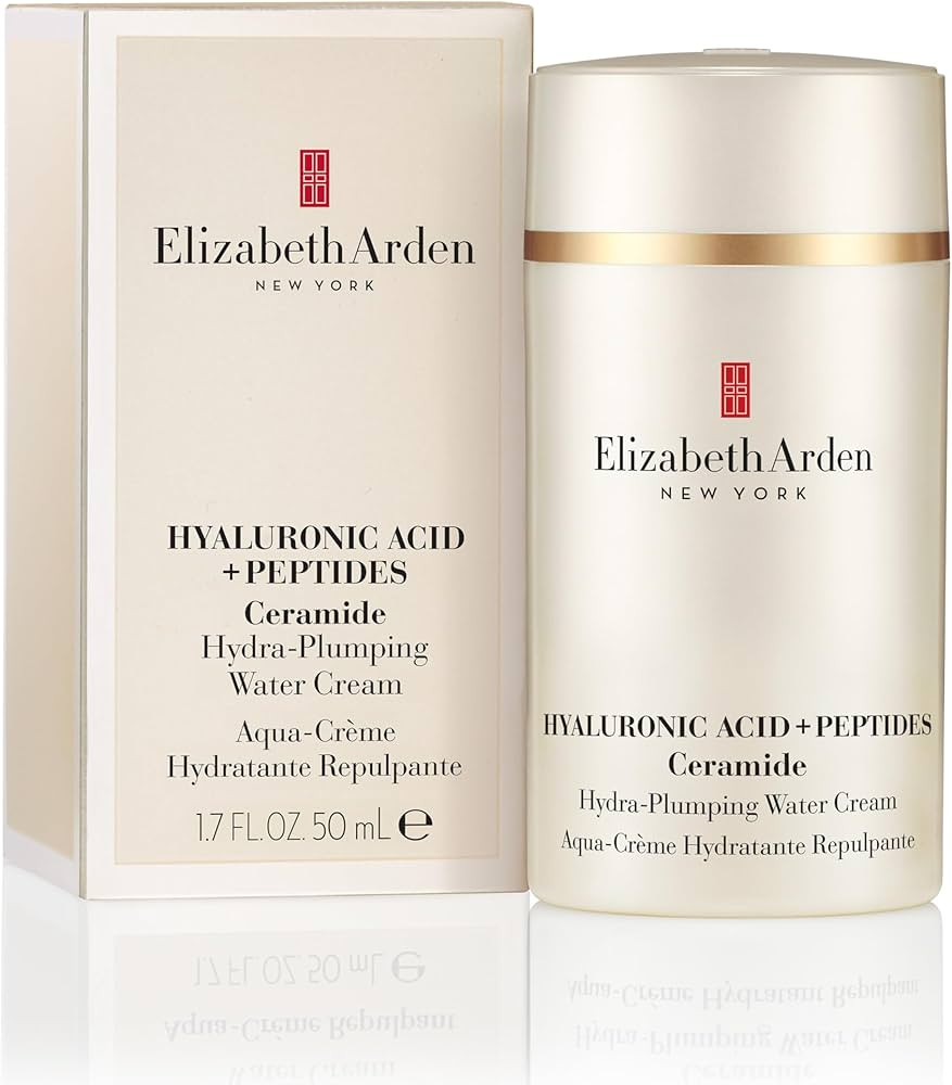 Elizabeth Arden Hyaluronic Acid + Peptides Ceramide Hydra-Plumping Water Cream, Lightweight Gel T... | Amazon (US)
