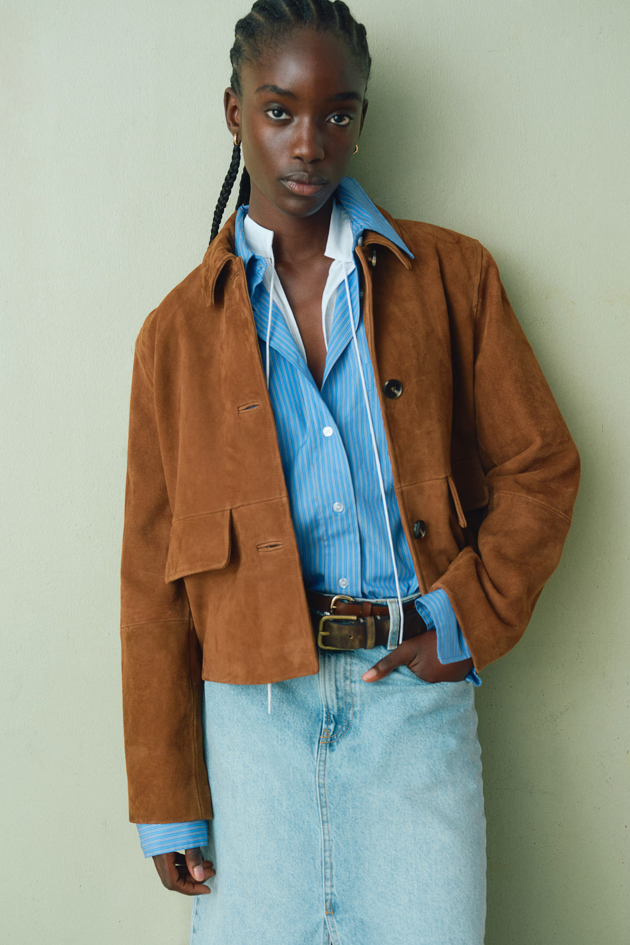 Suede jacket | H&M (UK, MY, IN, SG, PH, TW, HK)