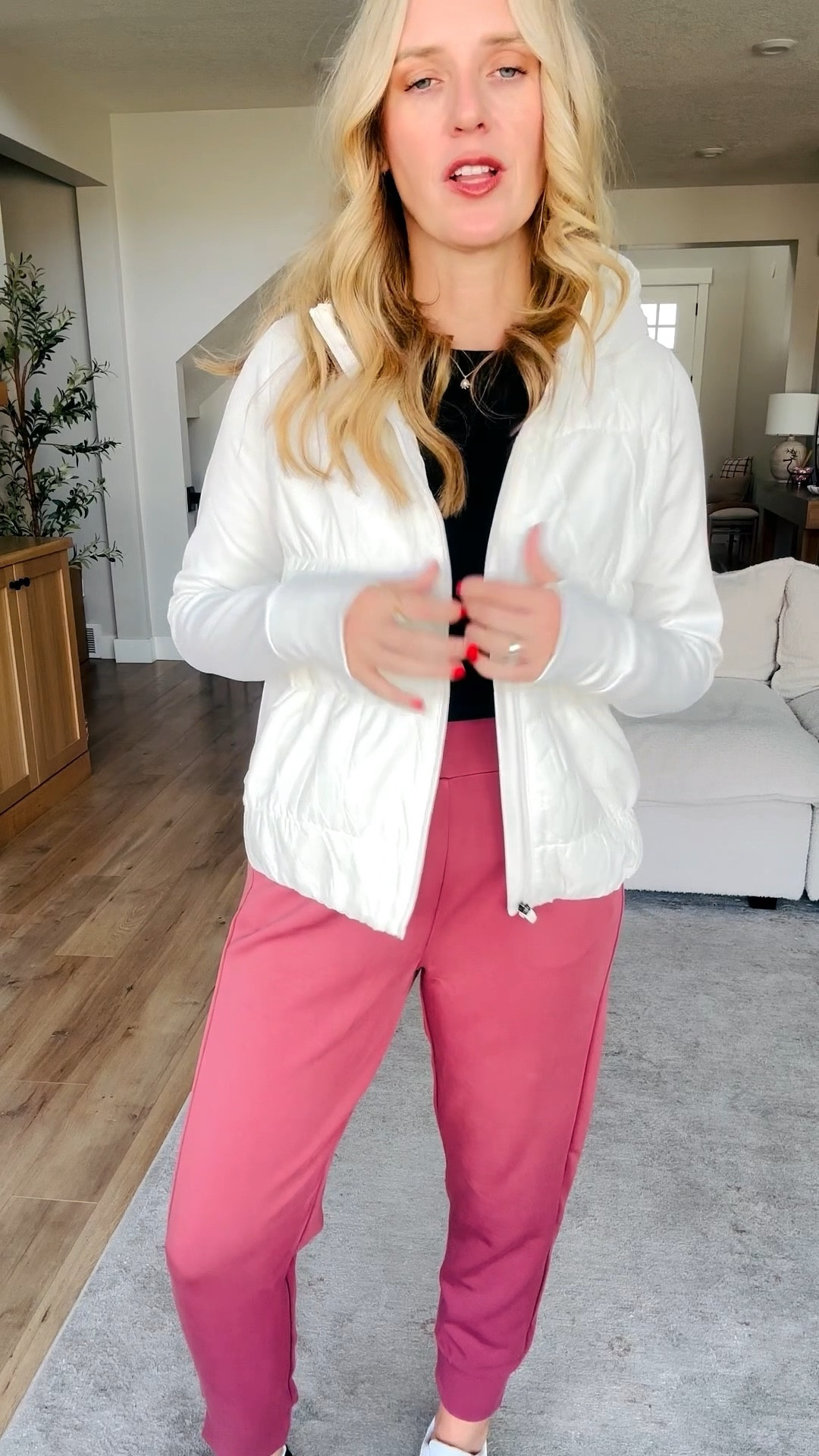 Walmart try-on haul 🤍
So many cozy + chic finds right now—perfect for everyday wear and layering into winter.

✨ Look 1: Flowy romantic chiffon dress with the prettiest movement. The fit is beautiful and true to size—I’m wearing a small. Feminine, effortless, and easy to dress up or down.

🖤 Look 2: Fleece-lined relaxed jacket that feels so good on. I’m in a medium for an easy, laid-back fit, paired with the restocked cuffed jeans (great stretch, true to size—I’m in a 6).

✨ Look 3: Quilted hooded jacket with that elevated, athletic-inspired look. I’m wearing a medium and styled it with the scuba knit joggers, also in a medium—so comfy for everyday errands or travel.

All pieces are affordable, versatile, and easy to mix and match 🤍

#WalmartFashion #WalmartFinds #AffordableStyle #TryOnHaul #WalmartTryOn #WinterStyle #FallFashion #EverydayOutfit #CozyStyle #WalmartOutfit #FrugalRetailTherapy #LookForLess #WalmartWardrobe #LTKFinds #LTKStyle #LTKUnder50 #BudgetStyle #MomStyle #CasualChic


#LTKActive #LTKFindsUnder50 #LTKSaleAlert