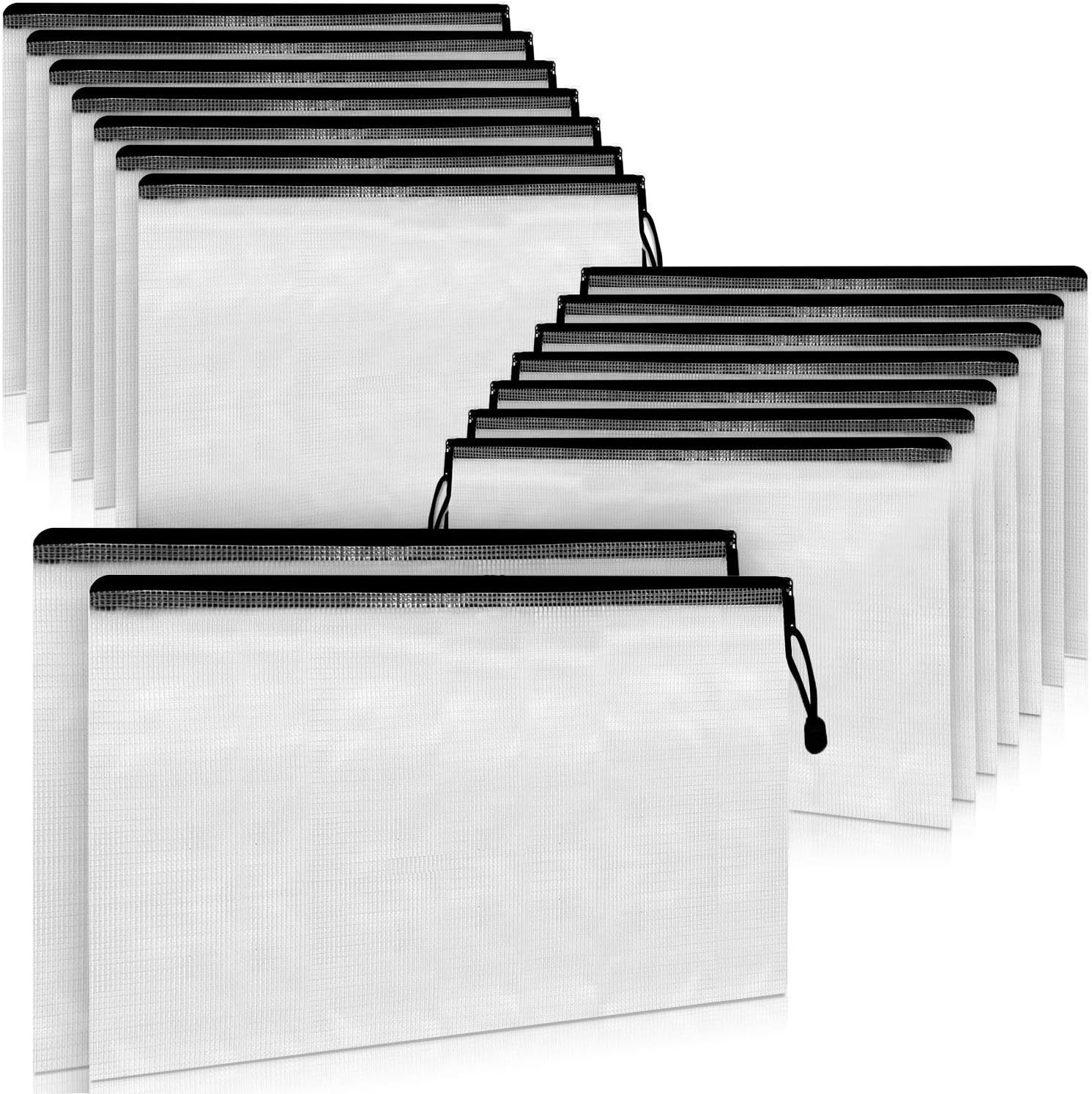 A4 Document Holder with Zipper (15 Pack) – Large Stylish Multipurpose Organizer Folder for Scho... | Amazon (US)