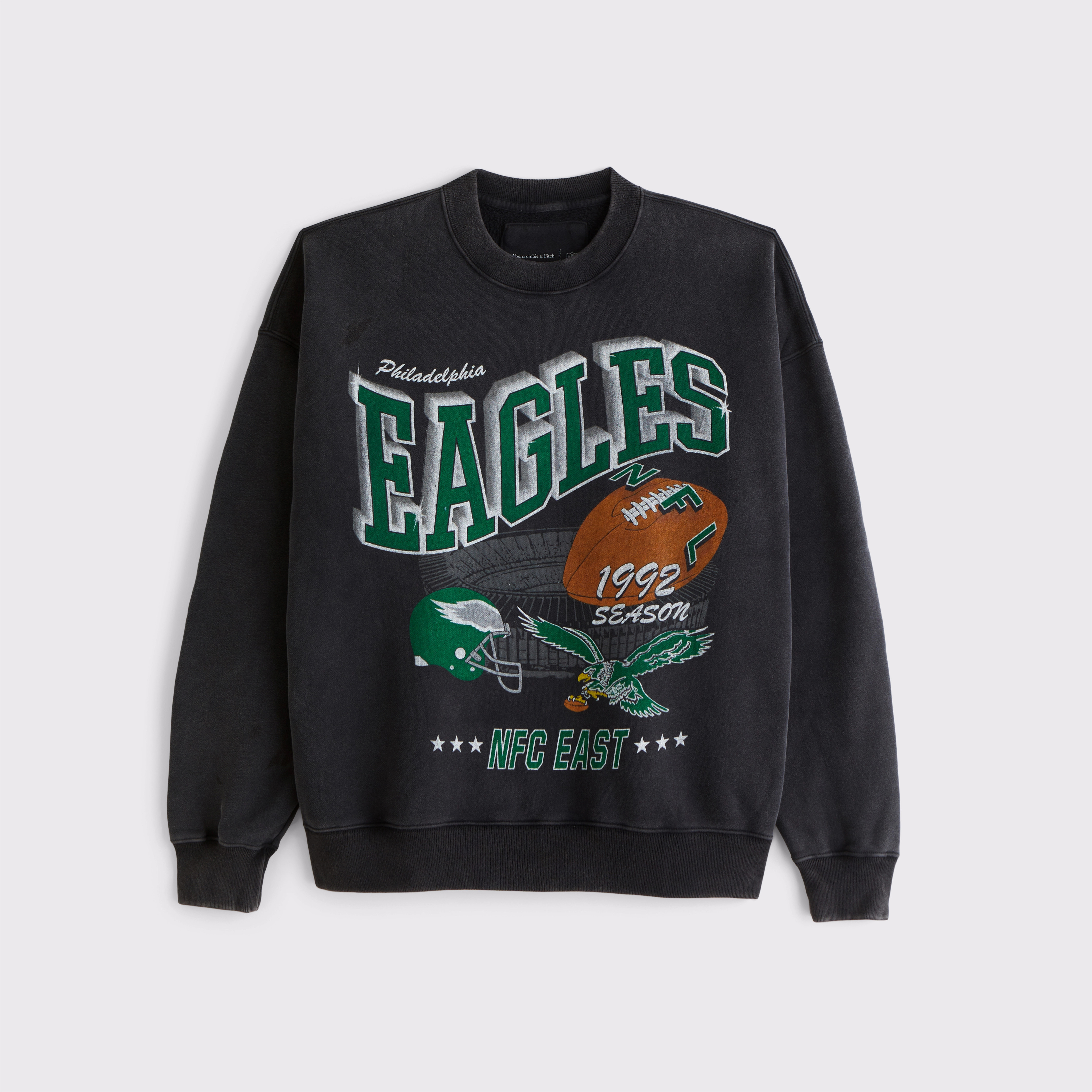 Philadelphia Eagles Graphic Crew Sweatshirt | Abercrombie & Fitch (US)