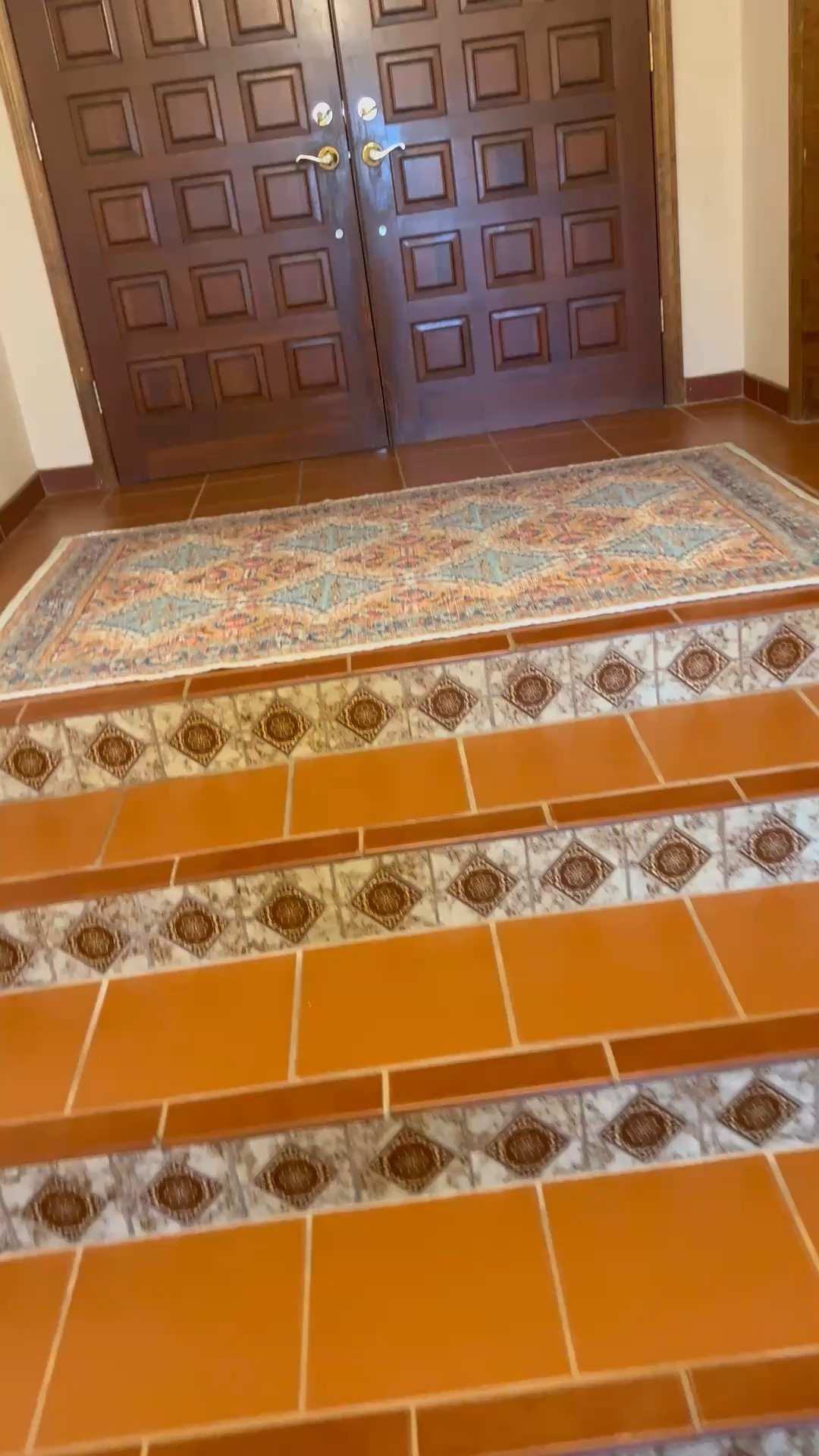 New rug for my entry way! This area of the house is still a blank slate. So, I’m starting with a rug! I love the blues and oranges in the pattern, which compliment our floors. When we update the floors we will also update the patterned tile on the stairs. I plan to keep the tiles in the same color family- perhaps with a little bit of blue in the pattern. The rug serves as a nice inspiration for the colors in the new tile!

Rug is from Target and it’s super soft! It’s also on sale!!

#LTKHome #LTKdayinmylife #LTKOver40