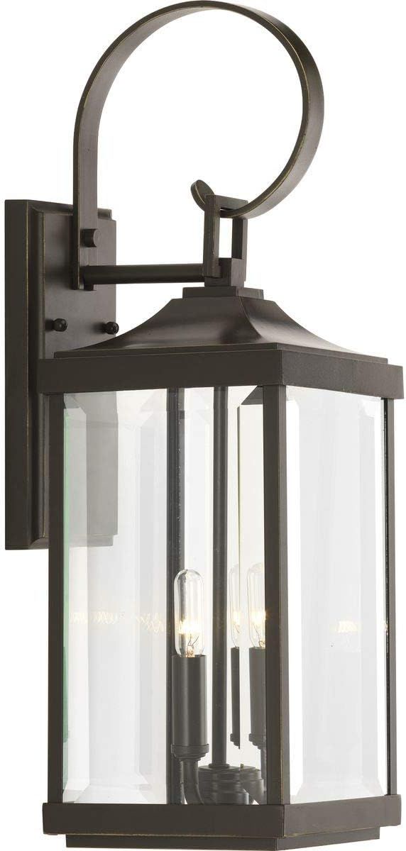 Gibbes Street Collection 2-Light Clear Beveled Glass New Traditional Outdoor Medium Wall Lantern ... | Amazon (US)