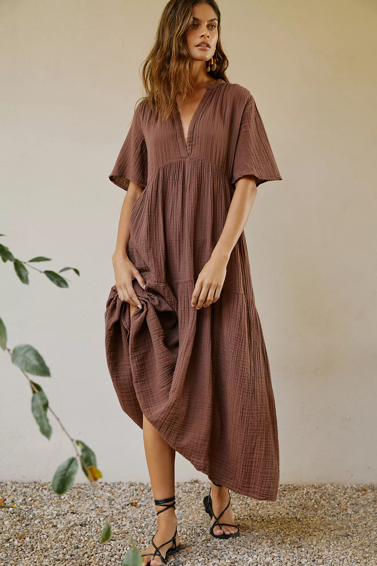 The Kallie Flowy Maxi Dress | Anthropologie (US)