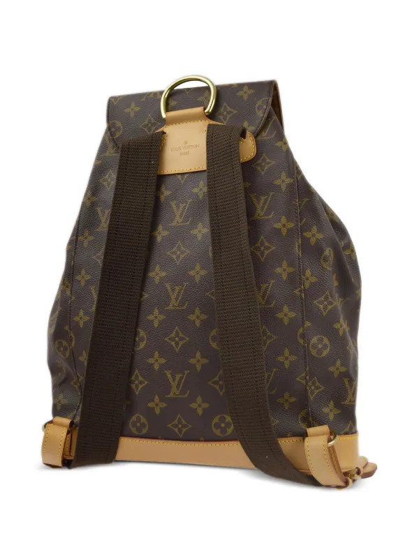 Louis Vuitton Pre-Owned 1996 Montsouris GM Backpack - Farfetch | Farfetch Global