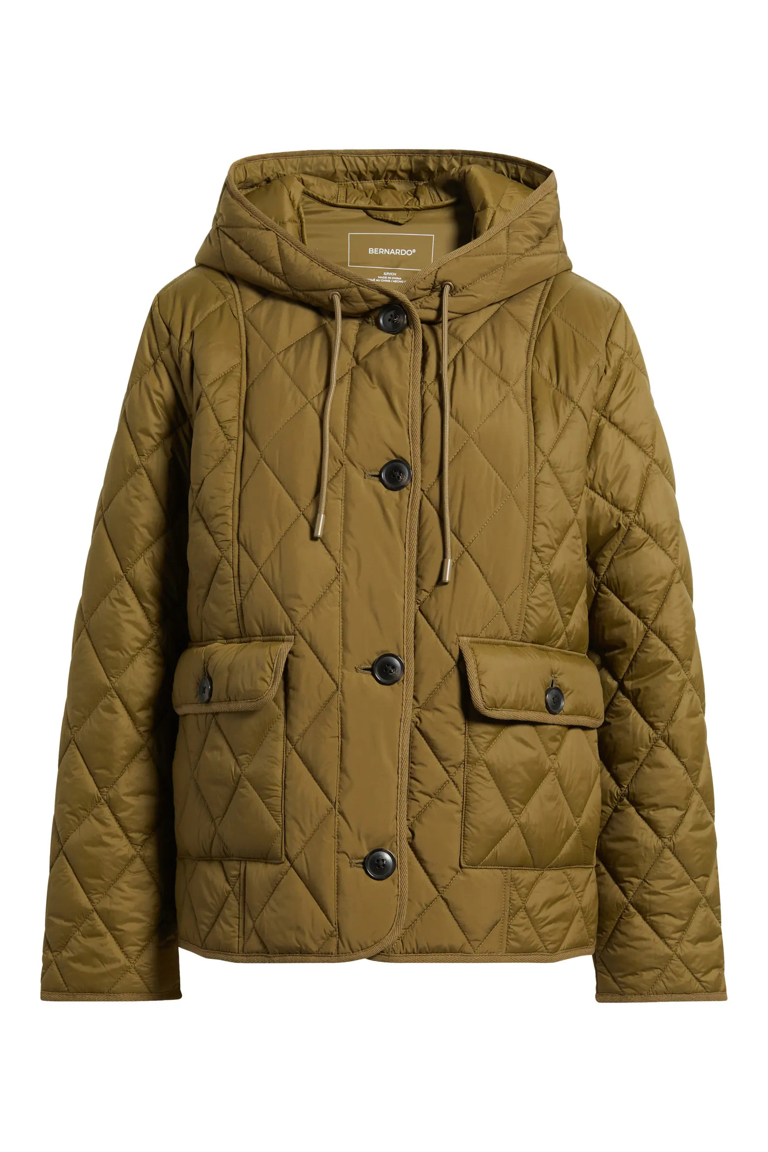 Diamond Quilted Hooded Liner Jacket (Women) | Nordstrom | Nordstrom