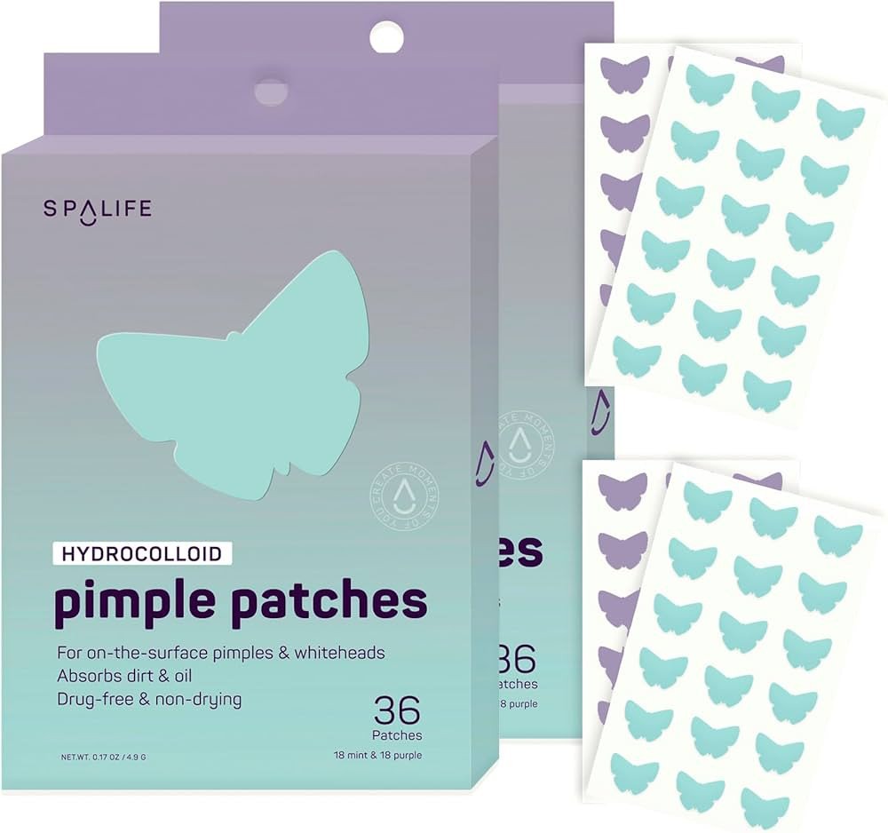 SpaLife Beauty Butterfly Pimple Patches – Hydrocolloid Formula for Acne, Spots, Redness, and Oi... | Amazon (US)