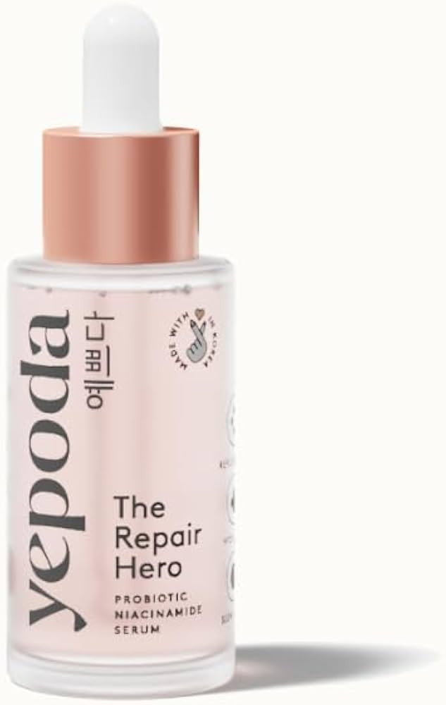 Yepoda Facial Serum - THE REPAIR HERO, Niacinamide for Bright Skin, Vitamin B12, Polyglutamic Aci... | Amazon (UK)