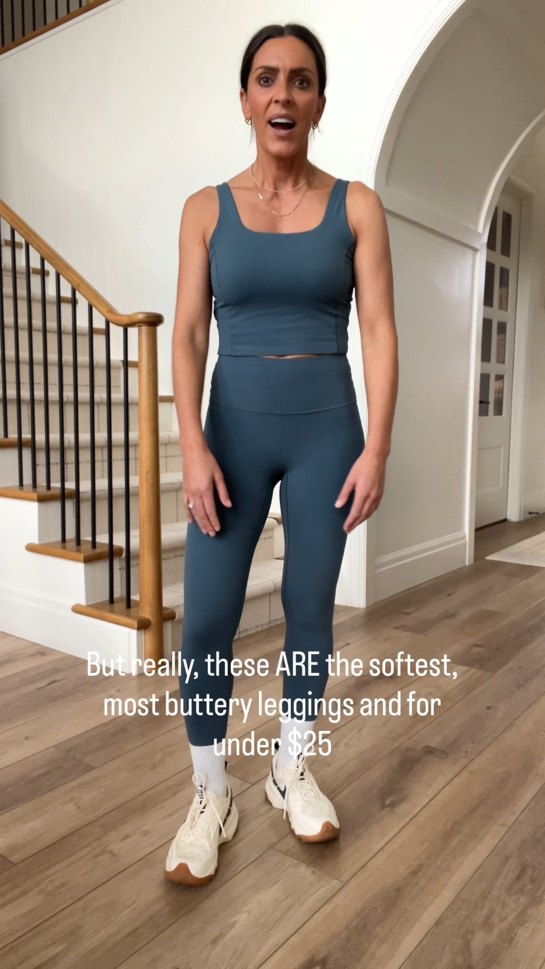 Matching workout set in slate blue and lots more colors on Amazon. Colorfulkoala dreamlux is like butter and very soft and comfy. Flattering and affordable workout clothes for women and moms  

#LTKfitnessgoals #LTKActive #LTKOver40
