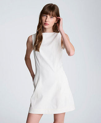 Women's Boat Neck Sculpt Mini Dress | Macy's